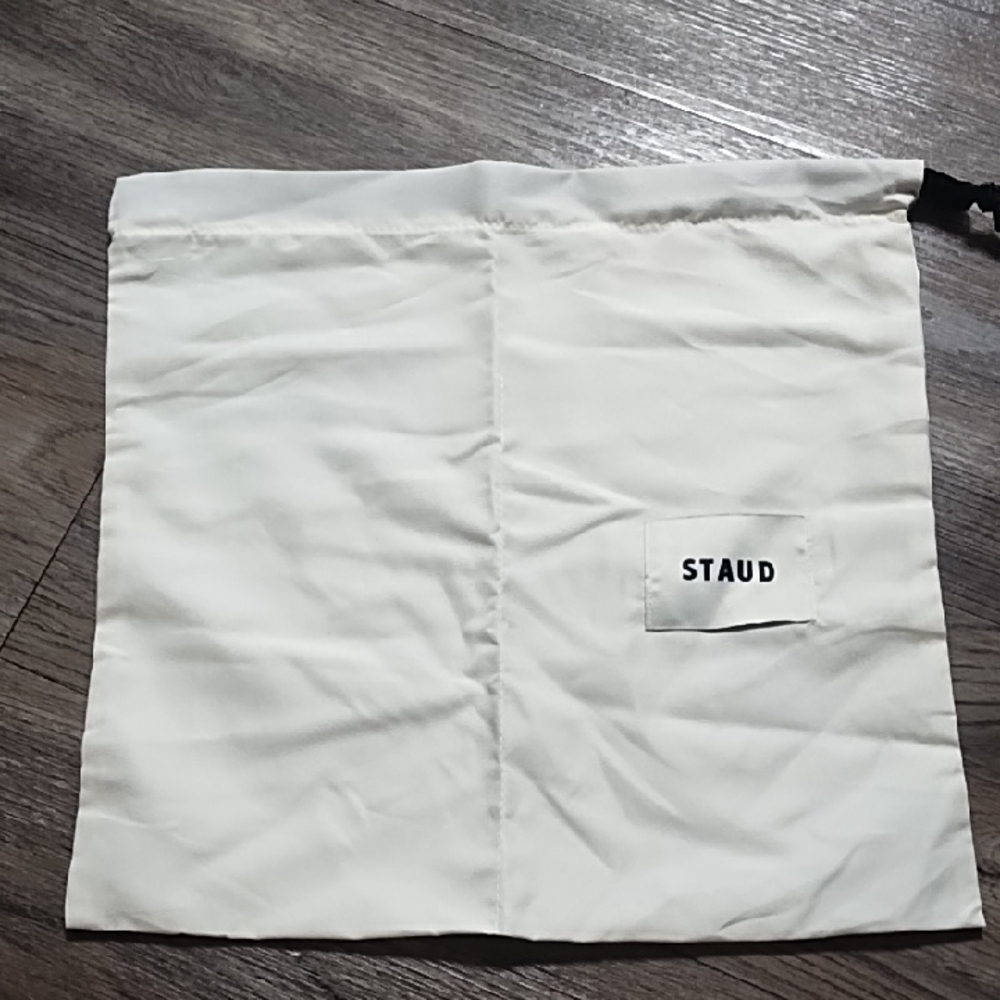 STAUD Cream Storage Pouch